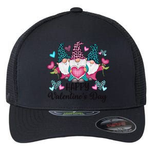 Happy Valentines Day Gnomes Gift Flexfit Unipanel Trucker Cap