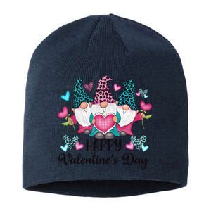 Happy Valentines Day Gnomes Gift Sustainable Beanie