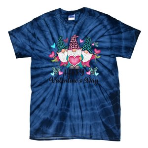 Happy Valentines Day Gnomes Gift Tie-Dye T-Shirt