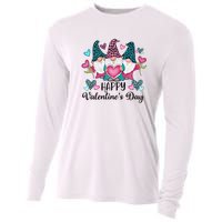 Happy Valentines Day Gnomes Gift Cooling Performance Long Sleeve Crew