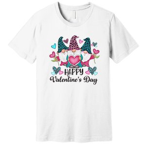 Happy Valentines Day Gnomes Gift Premium T-Shirt