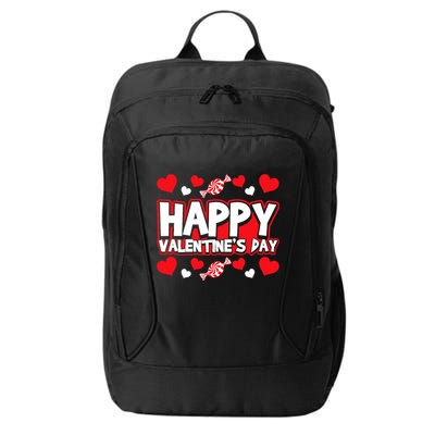 Happy Valentines Day Romantic Holiday February 14 City Backpack