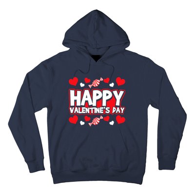 Happy Valentines Day Romantic Holiday February 14 Hoodie