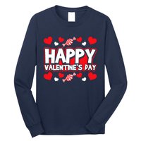 Happy Valentines Day Romantic Holiday February 14 Long Sleeve Shirt