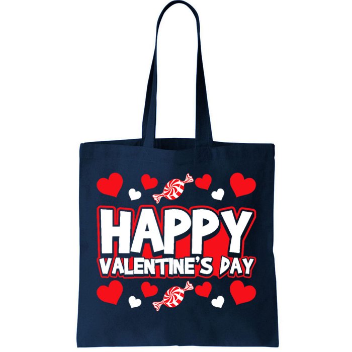 Happy Valentines Day Romantic Holiday February 14 Tote Bag