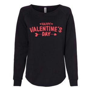 Happy Valentines Day Cute Holiday Gift Womens California Wash Sweatshirt