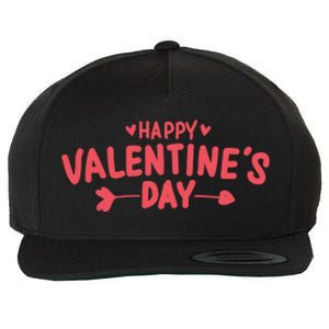 Happy Valentines Day Cute Holiday Gift Wool Snapback Cap