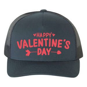 Happy Valentines Day Cute Holiday Gift Yupoong Adult 5-Panel Trucker Hat