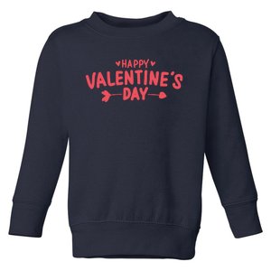 Happy Valentines Day Cute Holiday Gift Toddler Sweatshirt