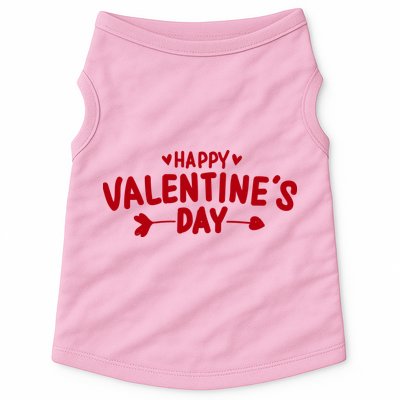Happy Valentines Day Cute Holiday Gift Doggie Tank