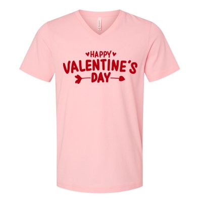 Happy Valentines Day Cute Holiday Gift V-Neck T-Shirt