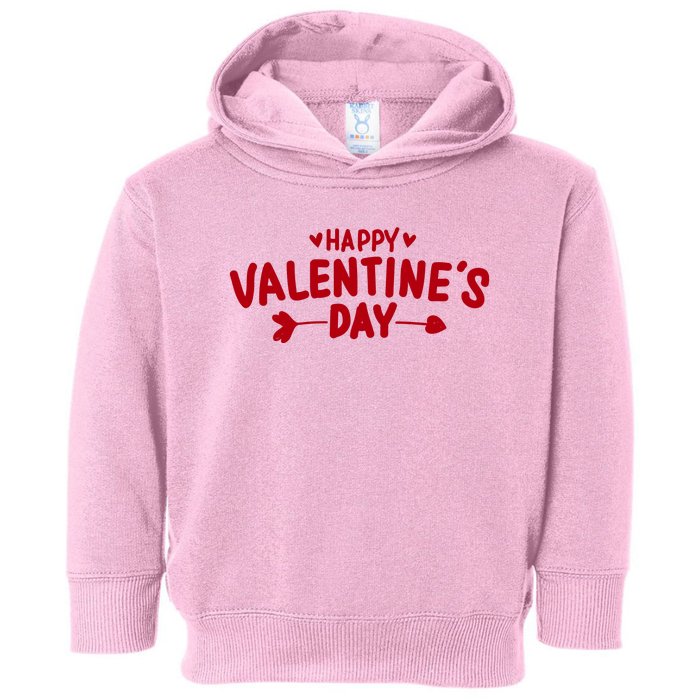 Happy Valentines Day Cute Holiday Gift Toddler Hoodie