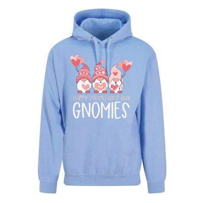 HAPPY VALENTINES DAY GNOMIES Gnome Lover Gift Three Gnomes Unisex Surf Hoodie