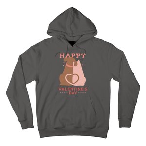 Happy Valentines Day Dog Tail Heart Hoodie