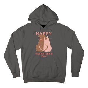 Happy Valentines Day Dog Tail Heart Tall Hoodie