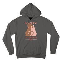 Happy Valentines Day Dog Tail Heart Tall Hoodie