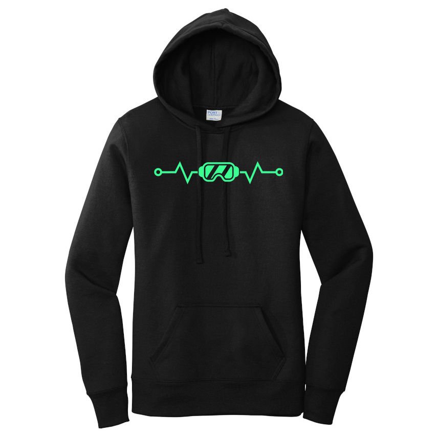 Heartbeat VR Developer & Gamer Virtual Reality Women's Pullover Hoodie