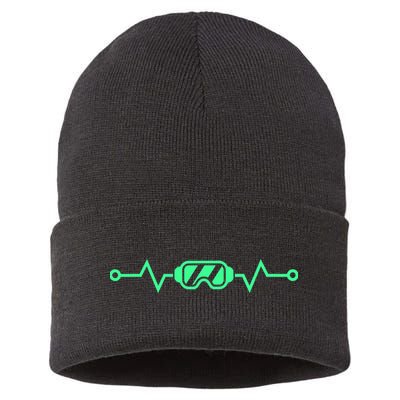 Heartbeat VR Developer & Gamer Virtual Reality Sustainable Knit Beanie