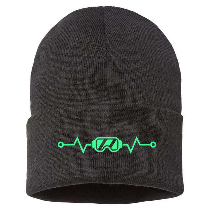 Heartbeat VR Developer & Gamer Virtual Reality Sustainable Knit Beanie