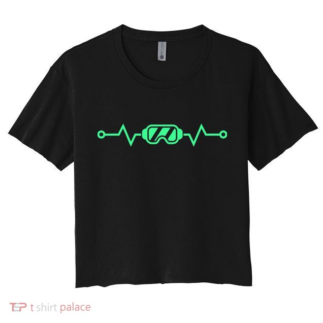 Heartbeat VR Developer & Gamer Virtual Reality Crop Top