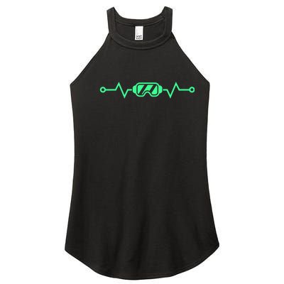 Heartbeat VR Developer & Gamer Virtual Reality Women’s Perfect Tri Rocker Tank