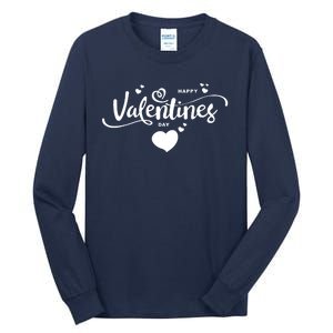 Happy Valentines Day Cute Romantic Tall Long Sleeve T-Shirt