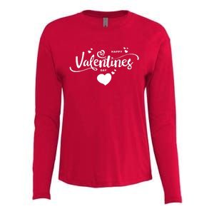 Happy Valentines Day Cute Romantic Womens Cotton Relaxed Long Sleeve T-Shirt