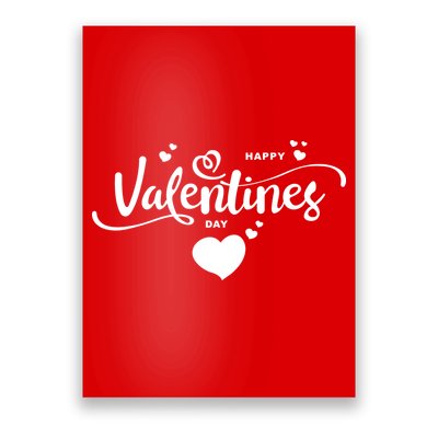 Happy Valentines Day Cute Romantic Poster