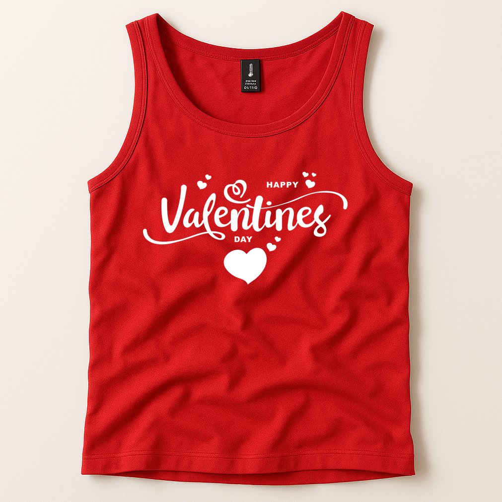 Happy Valentines Day Cute Romantic Tank Top