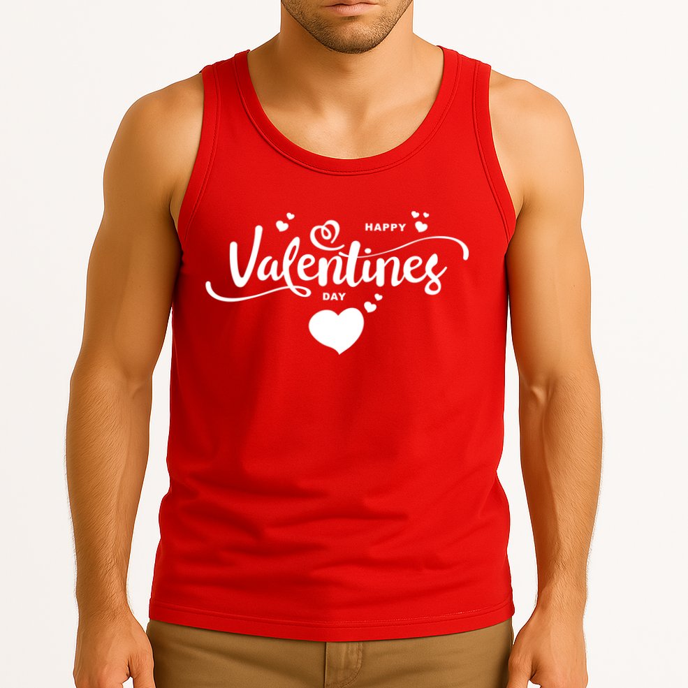Happy Valentines Day Cute Romantic Tank Top