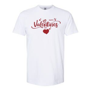 Happy Valentines Day Cute Romantic Softstyle CVC T-Shirt