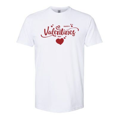 Happy Valentines Day Cute Romantic Softstyle® CVC T-Shirt