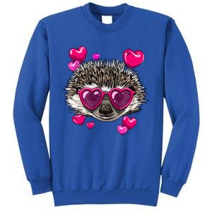 Hedgehog Valentines Day Heart Love Couples Hedgehog Lover Cool Gift Sweatshirt