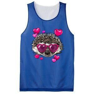 Hedgehog Valentines Day Heart Love Couples Hedgehog Lover Cool Gift Mesh Reversible Basketball Jersey Tank