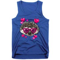 Hedgehog Valentines Day Heart Love Couples Hedgehog Lover Cool Gift Tank Top