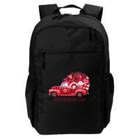 Happy Valentines Day Gnome Vintage Truck Backpack