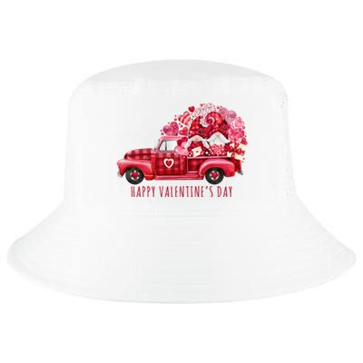 Happy Valentines Day Gnome Vintage Truck Cool Comfort Performance Bucket Hat