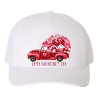 Happy Valentines Day Gnome Vintage Truck Yupoong Adult 5-Panel Trucker Hat