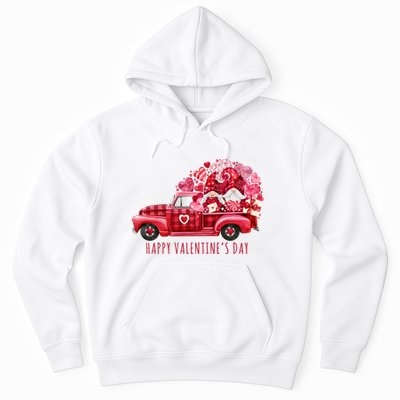 Happy Valentines Day Gnome Vintage Truck Hoodie
