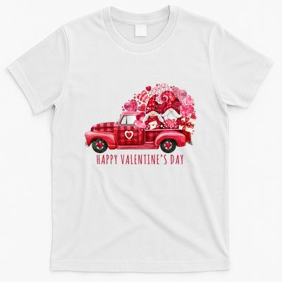Happy Valentines Day Gnome Vintage Truck T-Shirt