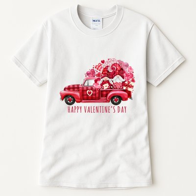 Happy Valentines Day Gnome Vintage Truck Tall T-Shirt