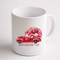 Happy Valentines Day Gnome Vintage Truck Coffee Mug