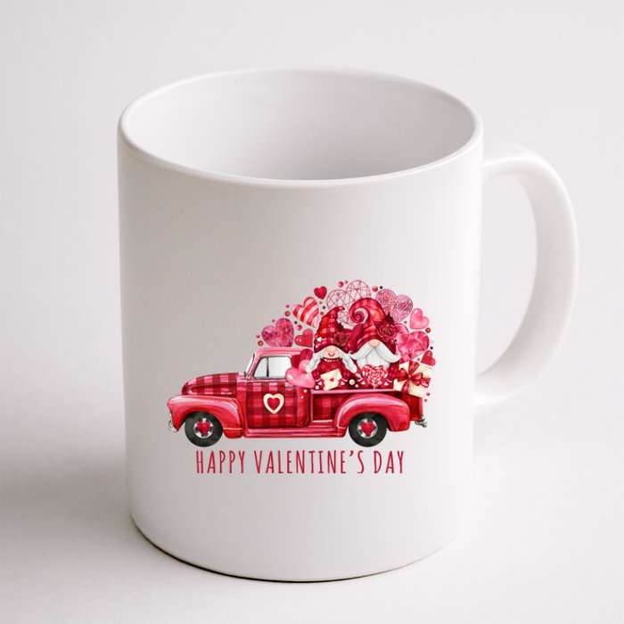 Happy Valentines Day Gnome Vintage Truck Coffee Mug