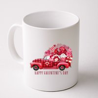 Happy Valentines Day Gnome Vintage Truck Coffee Mug