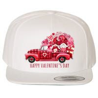 Happy Valentines Day Gnome Vintage Truck Wool Snapback Cap