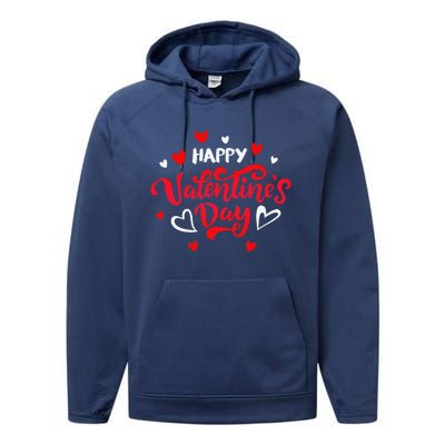 Happy Valentine's Day Performance Fleece Hoodie