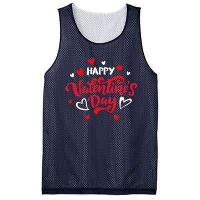 Happy Valentine's Day Mesh Reversible Basketball Jersey Tank