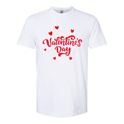 Happy Valentine's Day Softstyle CVC T-Shirt