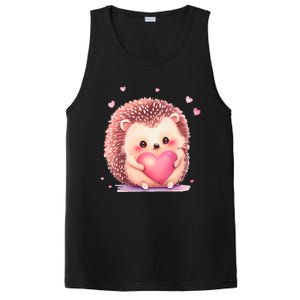 Hedgehog Valentine's Day Gift PosiCharge Competitor Tank