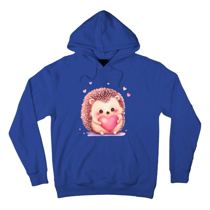 Hedgehog Valentine's Day Gift Hoodie